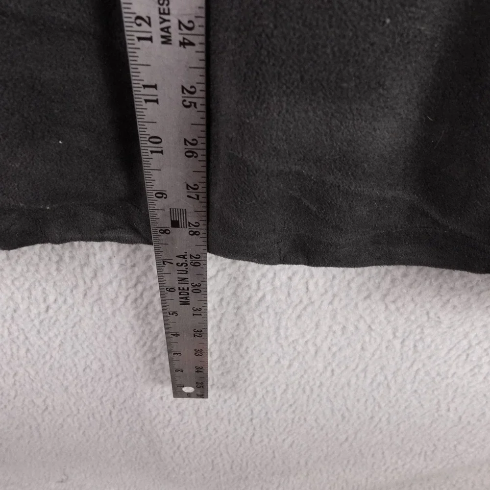 The North Face Mens Large Full Zip Fleece Jacket Black Mock Neck Outdoor Camping